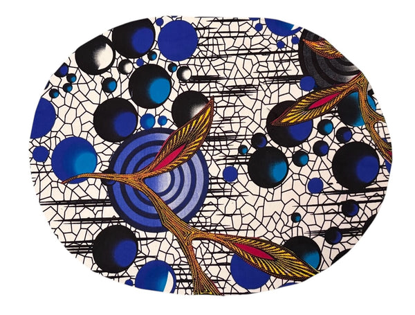 Set 6 Oval Placemats 4 Patchwork