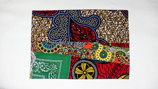 African Print Patchwork Placemats set 2