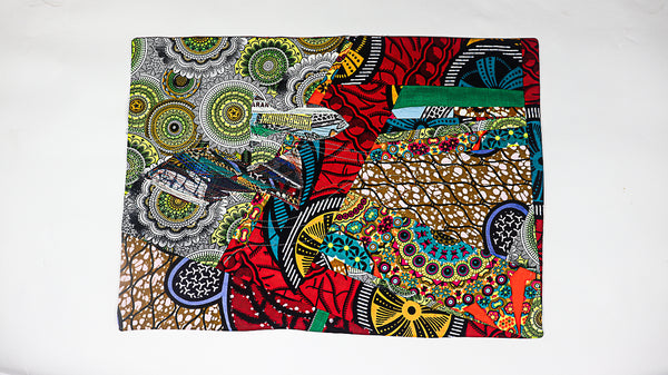 African Print Patchwork Placemats set 3